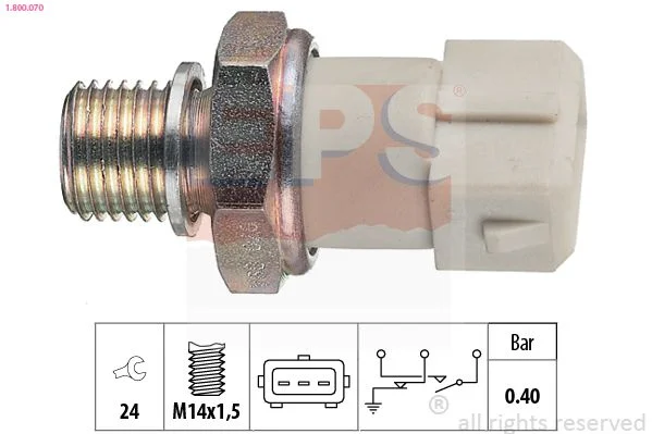 Interruptor de pressão de óleo EPS 1.800.070