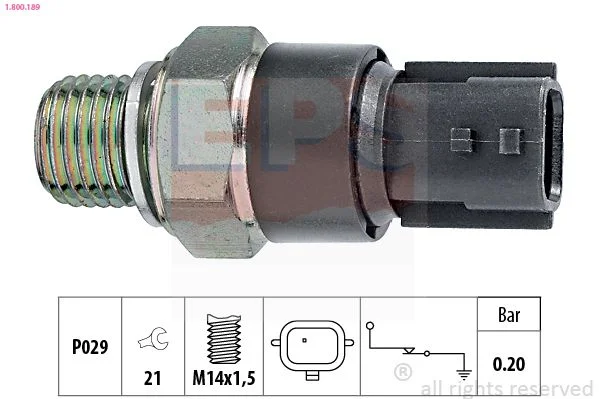 Oil Pressure Switch EPS 1.800.189