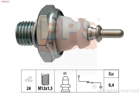 Oil Pressure Switch EPS 1.800.221