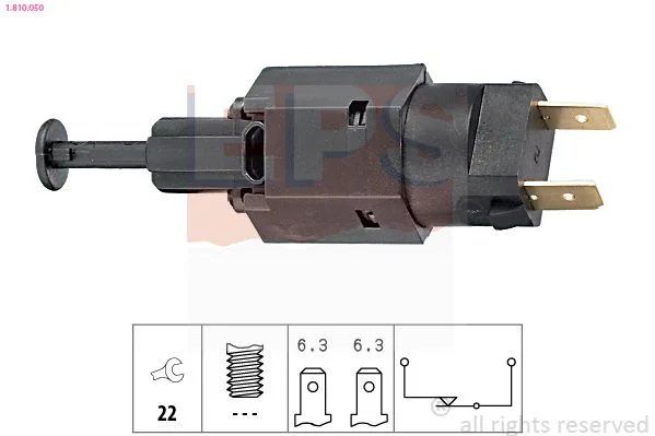 Interruptor da luz de travagem EPS 1.810.050