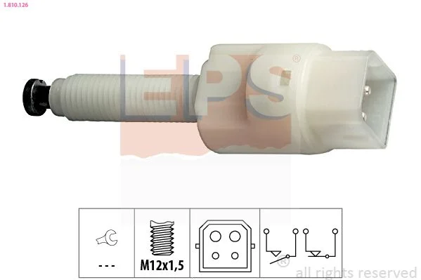 Interruptor da luz de travagem EPS 1.810.126