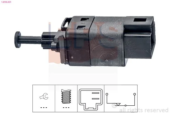 Interruptor da luz de travagem EPS 1.810.251