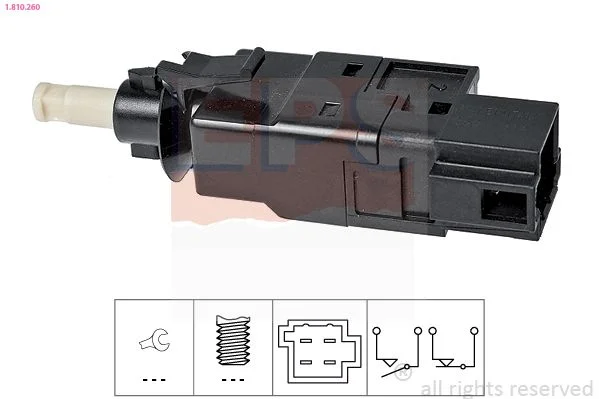 Interruptor da luz de travagem EPS 1.810.260
