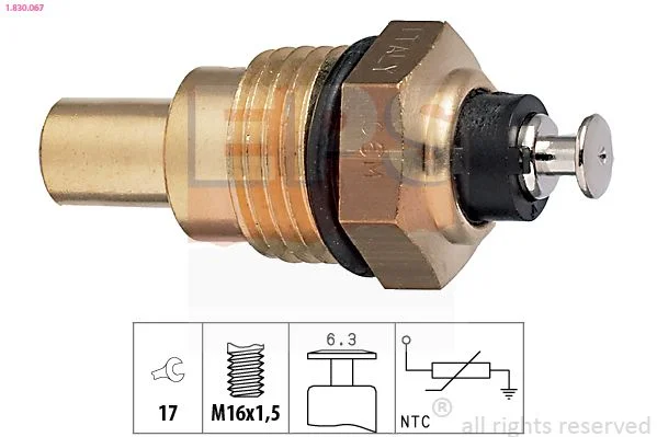 Sensor, coolant temperature EPS 1.830.067