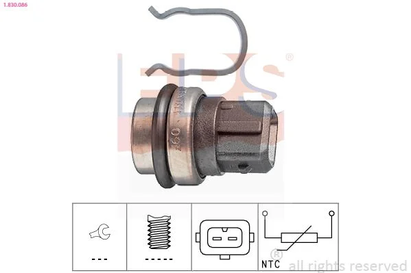 Sensor, coolant temperature EPS 1.830.086