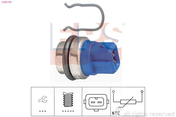 Sensor, temperatura do líquido de refrigeração EPS 1.830.101