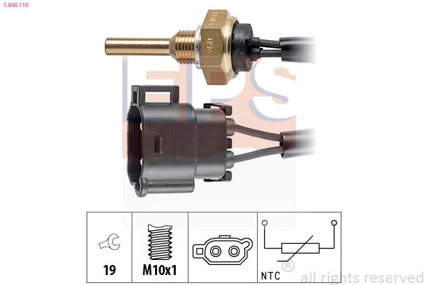 Sensor, temperatura do líquido de refrigeração EPS 1.830.110