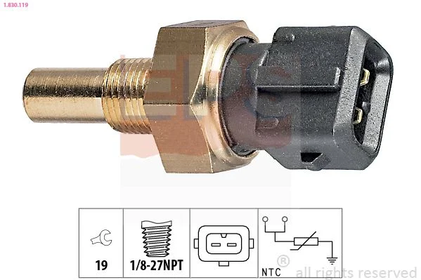 Sensor, coolant temperature EPS 1.830.119