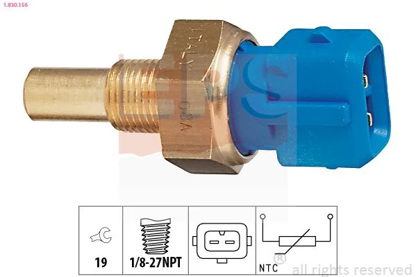 Sensor, temperatura do líquido de refrigeração EPS 1.830.156