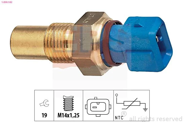 Sensor, temperatura do líquido de refrigeração EPS 1.830.182