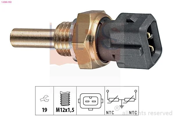 Sensor, coolant temperature EPS 1.830.192