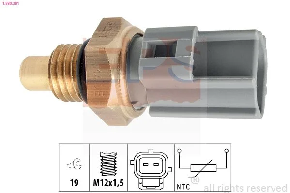 Sensor, temperatura do combustível EPS 1.830.281