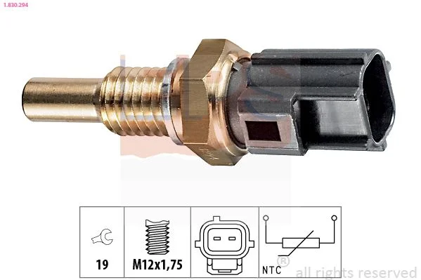 Sensor, temperatura do líquido de refrigeração EPS 1.830.294
