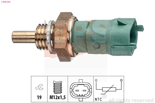 Sensor, temperatura do combustível EPS 1.830.364