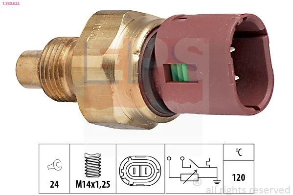 Sensor, temperatura do líquido de refrigeração EPS 1.830.522