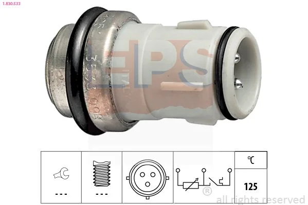 Sensor, temperatura do líquido de refrigeração EPS 1.830.533