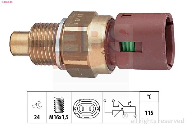 Sensor, coolant temperature EPS 1.830.540