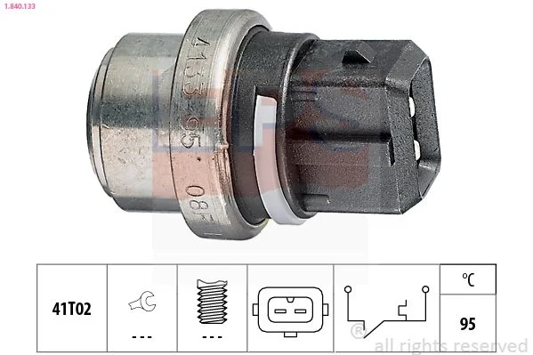 Temperature Switch, coolant warning lamp EPS 1.840.133