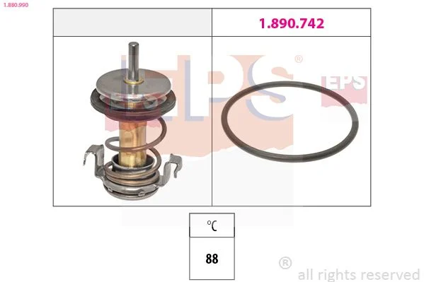 Thermostat, coolant EPS 1.880.990