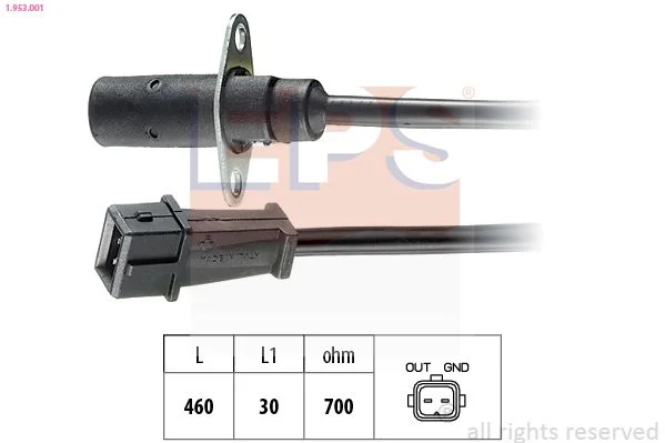 Sensor, crankshaft pulse EPS 1.953.001