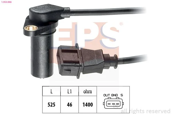 Sensor, pulso do veio de excêntricos EPS 1.953.068