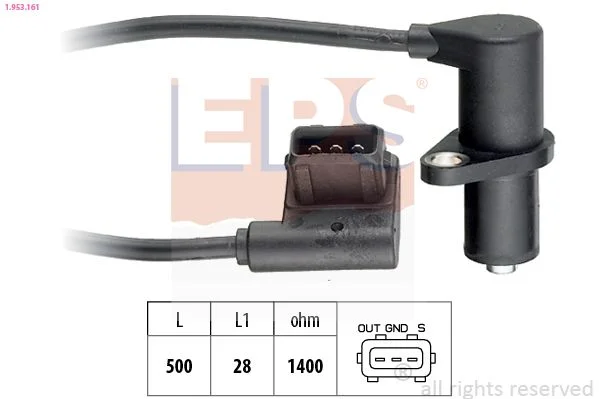 Sensor, posição do comando de válvulas EPS 1.953.161