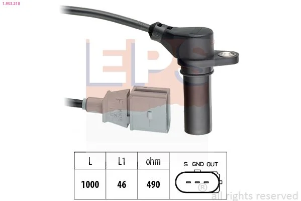 Sensor, pulso do veio de excêntricos EPS 1.953.218