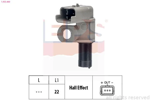 Sensor, posição do comando de válvulas EPS 1.953.460