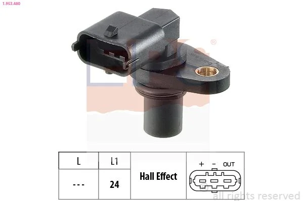 Sensor, posição do comando de válvulas EPS 1.953.480