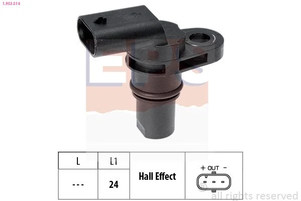 Sensor, pulso do veio de excêntricos EPS 1.953.514