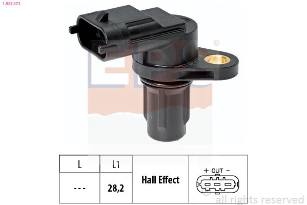 Sensor, posição do comando de válvulas EPS 1.953.573