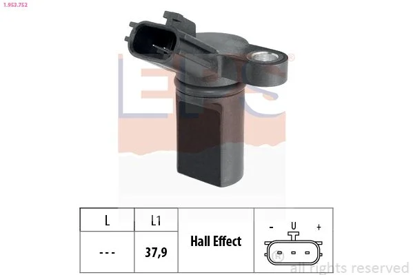 Sensor, pulso do veio de excêntricos EPS 1.953.752