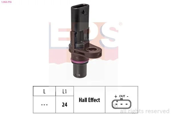 Sensor, posição do comando de válvulas EPS 1.953.774