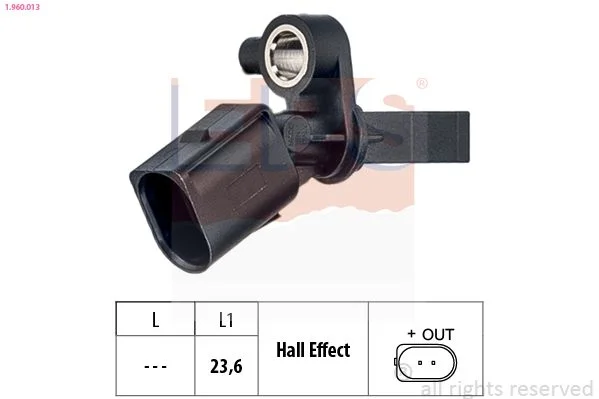Sensor, velocidade da roda EPS 1.960.013