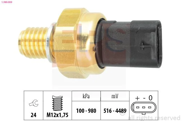 Sensor, pressão de óleo EPS 1.980.009