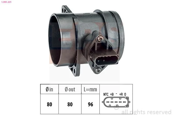 Sensor de Fluxo de Massa de Ar EPS 1.991.331