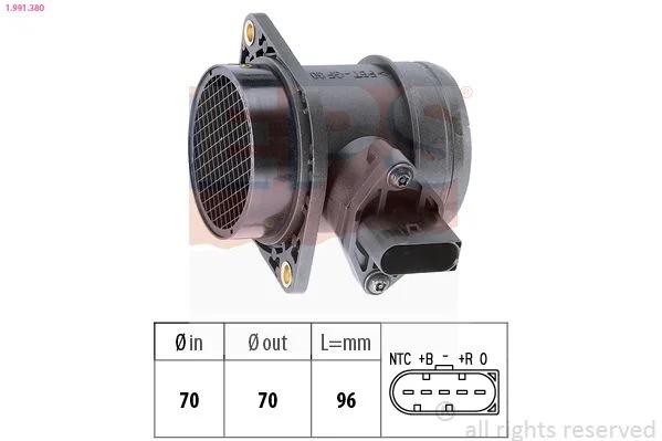 Sensor de Fluxo de Massa de Ar EPS 1.991.380