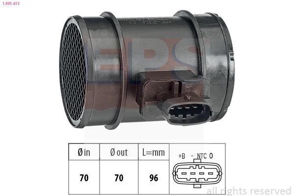 Sensor de Fluxo de Massa de Ar EPS 1.991.413