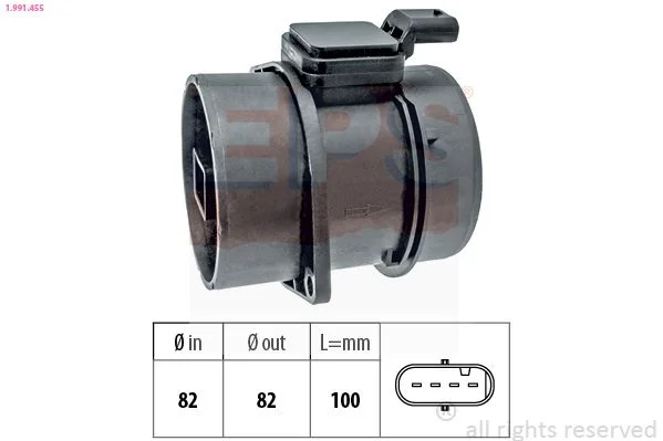 Sensor de Fluxo de Massa de Ar EPS 1.991.455