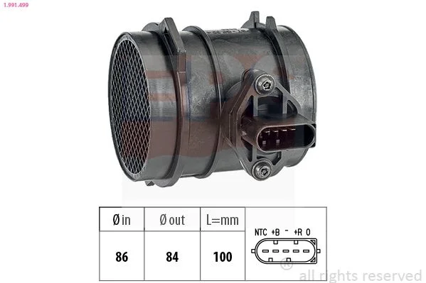 Mass Air Flow Sensor EPS 1.991.499