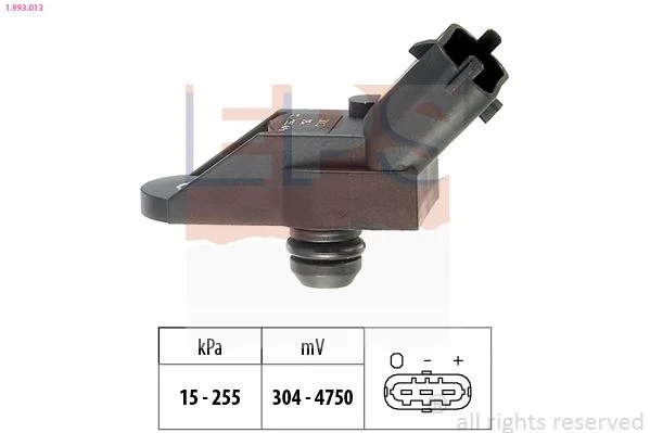 Sensor de Pressão de Ar, adaptação à altitude EPS 1.993.013