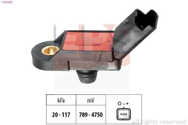Sensor de Pressão de Ar, adaptação à altitude EPS 1.993.056