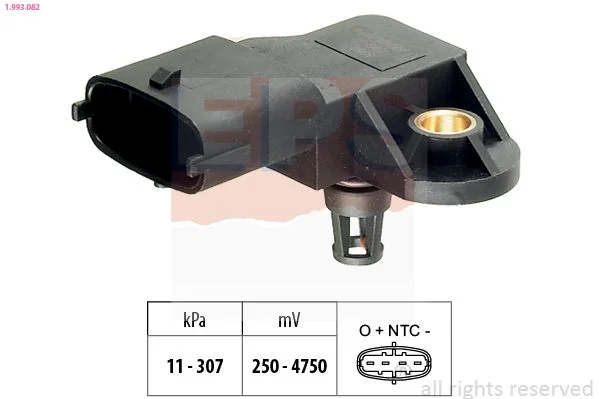 Sensor de Pressão de Ar, adaptação à altitude EPS 1.993.082