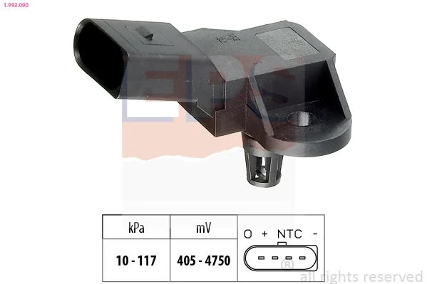 Sensor de Pressão de Ar, adaptação à altitude EPS 1.993.090