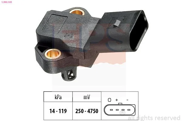 Sensor de Pressão de Ar, adaptação à altitude EPS 1.993.101
