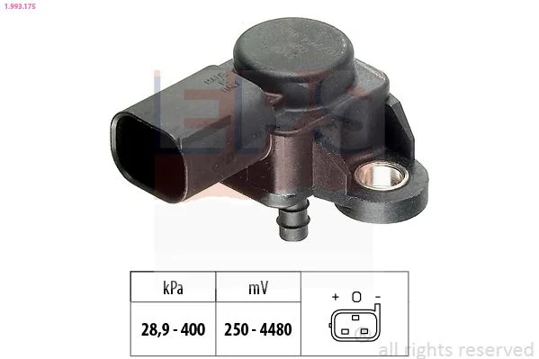 Sensor de Pressão de Ar, adaptação à altitude EPS 1.993.175