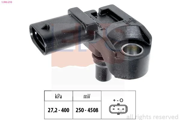 Sensor de Pressão de Ar, adaptação à altitude EPS 1.993.210