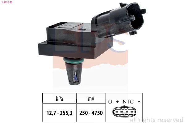 Sensor de Pressão de Ar, adaptação à altitude EPS 1.993.246