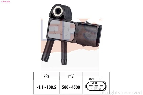 Sensor de Pressão de Ar, adaptação à altitude EPS 1.993.269