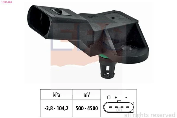 Sensor de Pressão, servofreio EPS 1.993.280